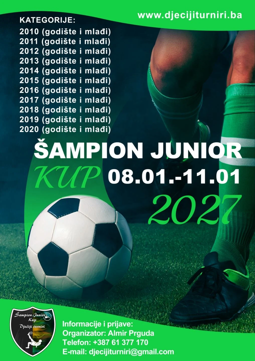Zvanični poster Šampion Junior Kup 2027
